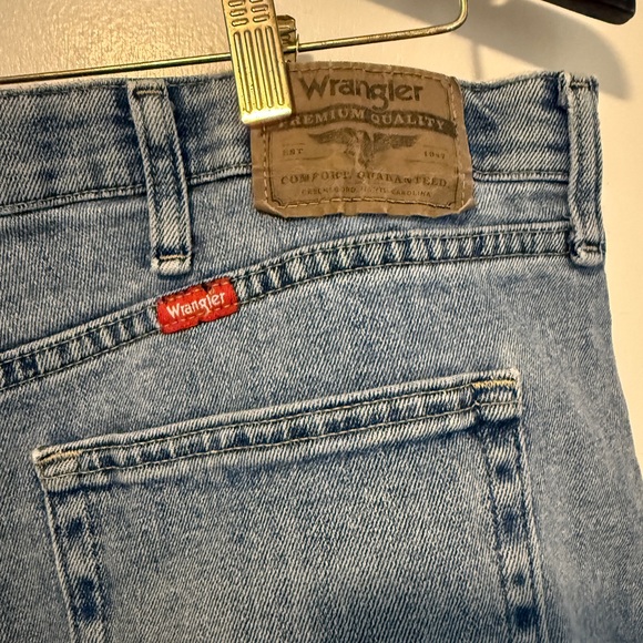 Wrangler Blue Straight Jeans Classic Style - Picture 6 of 6